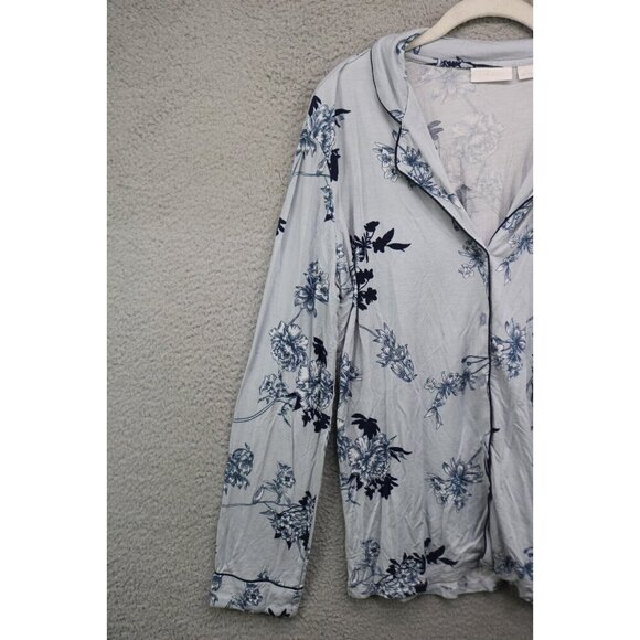 Nordstrom Lingerie Women's Pajama Set-Medium-Drawstring-Floral - Picture 11 of 16